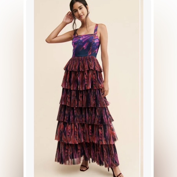Anthropologie Dresses & Skirts - Hutch for Anthropologie tulle tiered maxi dress. Brand new. 360 retail
